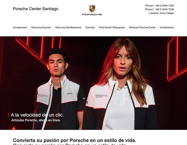 Porsche Latin America Dealer Landing Pages 1